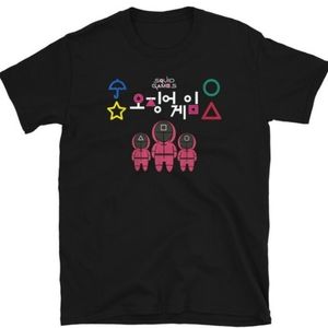 Squid Korean Game Shirt K-Drama Movie Scary Halloween Unisex T-Shirt